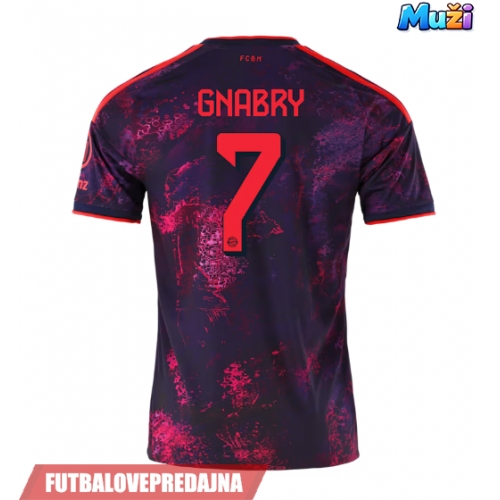 Lacne Muži Futbalové dres Bayern Munich Serge Gnabry #7 2026-27 Krátky Rukáv - Tretina